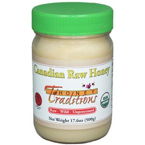 Raw Wild Canadian Honey - 17.6 oz. glass jar